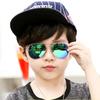 FASHION Children's Student Sunglasses Men and Women Color Reflective Sunglasses Toad Mirror Cute Baby Kids Sun Glasses
