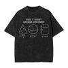 Washed T Shirt This Tshirt Speaks Volumes Funny Math Hip Hop Vintage Tshirts High Street Streetwear  Summer Tops Tee Shirt Men