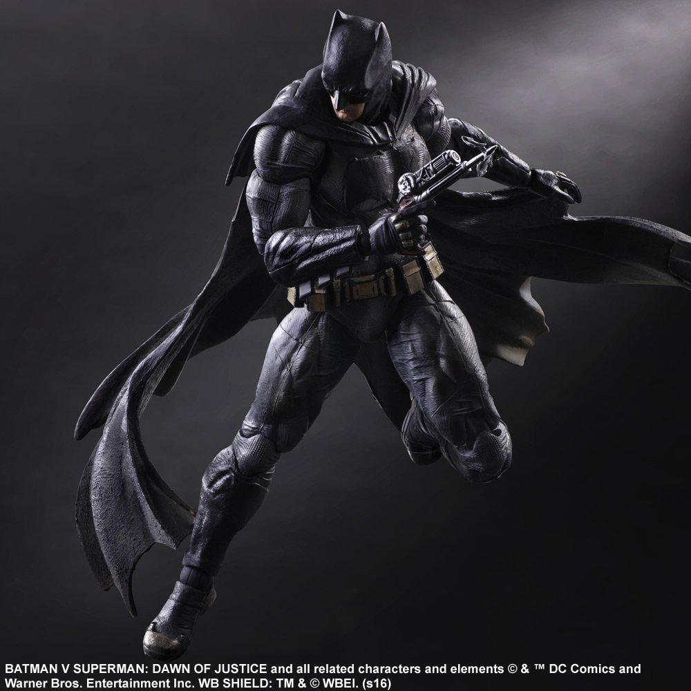 PLAY ARTS Kai Batman V Dawn of Justice Batman PVC Painted Action Figure Superman [Used]