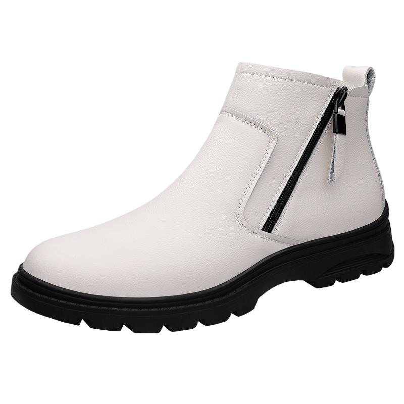 Роскошные брендовые мужские повседневные туфли зимние теплые ботинки деловые формальные ботинки челси высококачественные зимние мужские ботинки из натуральной кожи