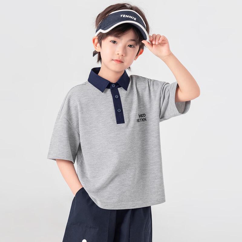 Duoduojia Boys' Embroidered Polo T-Shirt