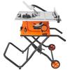 10" Table Saw w/ Stand Electric Cutting Machine 4800RPM 25-in Rip Capacity