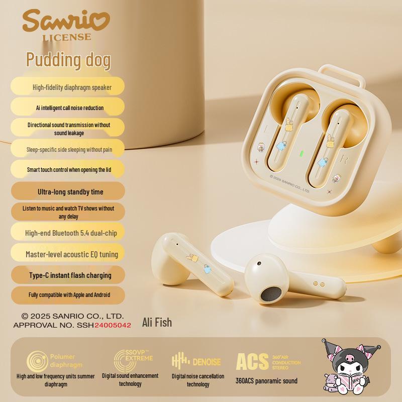 Sanrio H19 Hello Kitty Милые Беспроводные Bluetooth-Наушники - Идеальный Подарок для Студентов и на Вечеринки