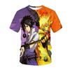 Short Sleeve T Shirt Naruto Japanese Cartoon Fashion Casual Children Men Clothing 3D Printed Short Sleeve Top Clothing