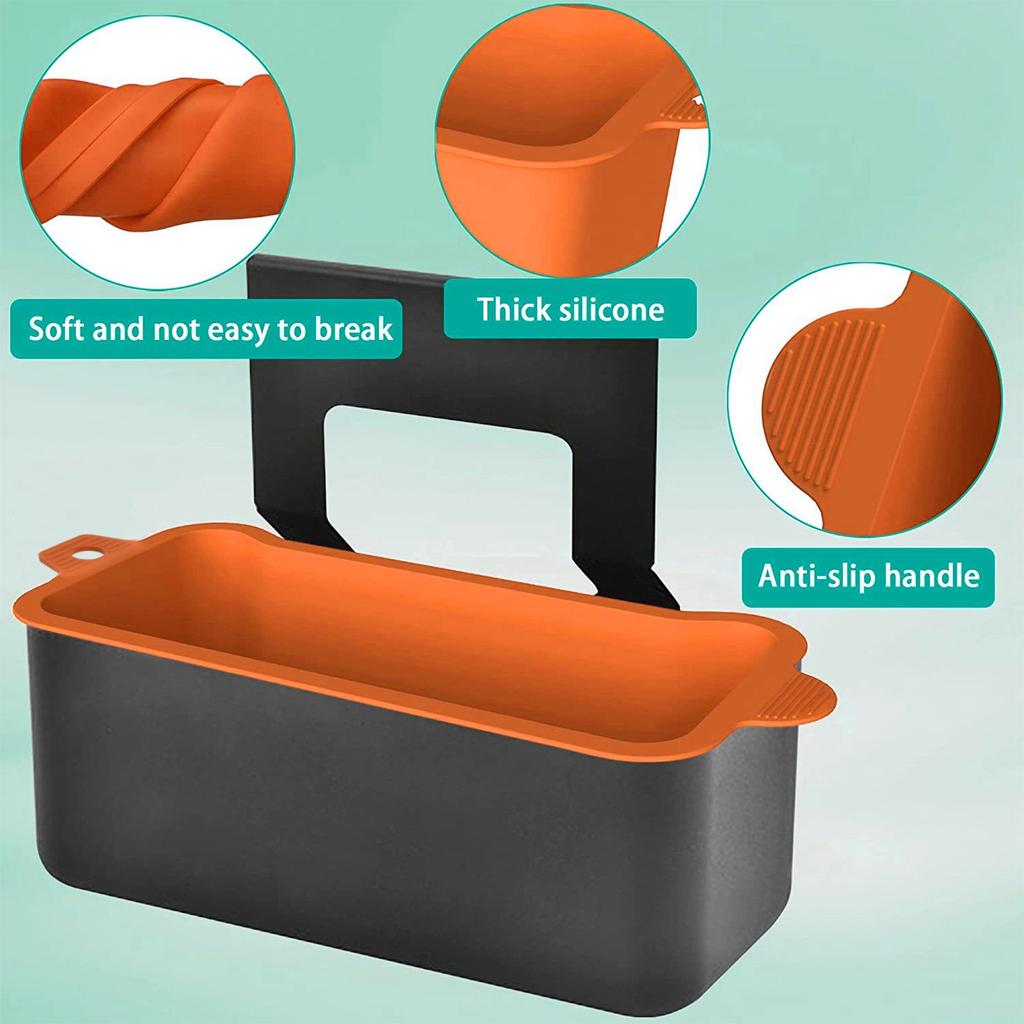 Силиконовые вкладыши для жироуловителей для сковороды 36, 28, 22, 17 дюймов, многоразовые вкладыши для жироуловителей, поддон для жира, поддон для капель, аксессуары для сковородок