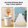 Drawstring Garbage Bag Household Portable Kitchen Large Thick Plastic Bag Student Dormitory Automatic Closing White Multi Use