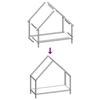 Firewood Rack White 60x25x60 cm Cold Rolled Steel