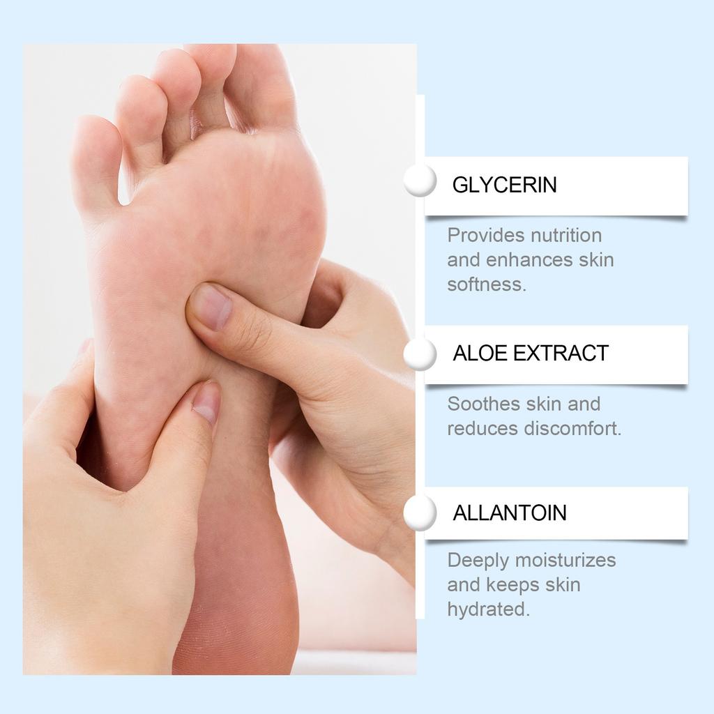 Крем для ног Дезодорант Увлажняющий крем для ног Увлажняющий крем для ног Сухой дезодорант для пяток с трещинами Свежий 100 г