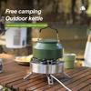 Портативный походный чайник для воды с ручкой емкостью 1,35/1,6 л, пищевой глиноземный горшок для приготовления кипящей воды, чая с молоком, уличный кофейник для