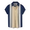 Hawaiian Shirt For Men, Men's Vintage Button Down Bowling Shirts Short Sleeve Summer Beach Shirt