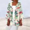 Женская повседневная модная легкая куртка средней длины с принтом, кардиган