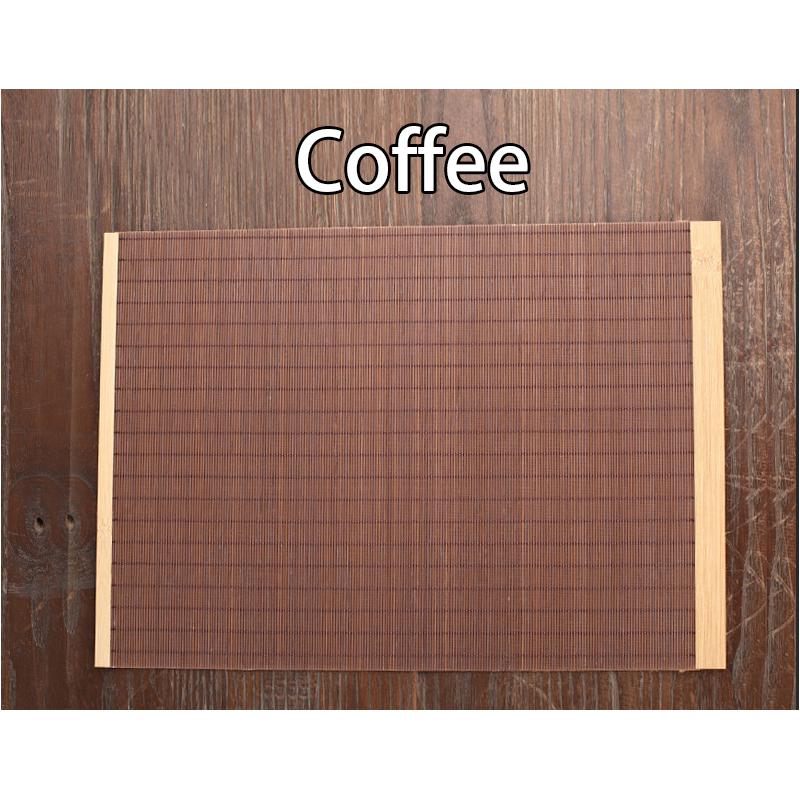 Натуральная бамбуковая подставка для стола, чайная, обеденная, термоизолированная, дорожка на стол, японский стиль, натуральная плетеная подставка, подставка под чашку, принадлежности