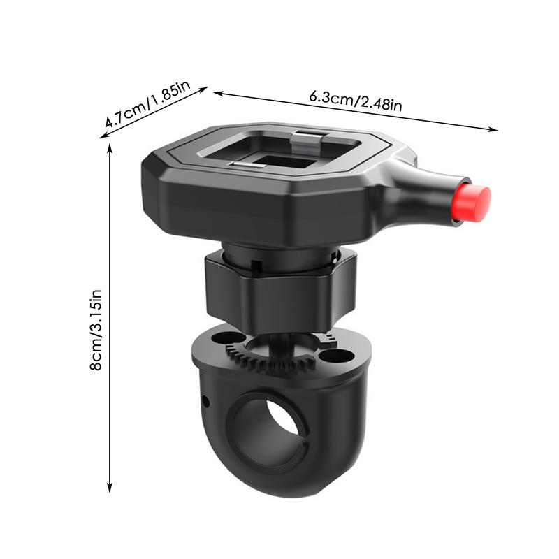 Крепление для телефона на мотоцикл, велосипед, безопасный, легкий держатель для сотового телефона, прочные подставки для сотового телефона, зажим для крепления телефона, надежный и регулируемый