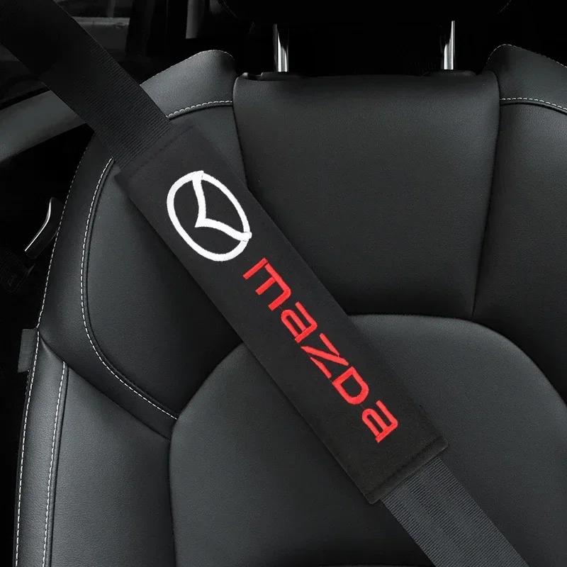 2025 Горячий Хлопковый Фланелевый Чехол Для Mazda 2 Mazda 3 MS Для Mazda 6 CX-5 CX5 Авто-Стайлинг Значок Аксессуары