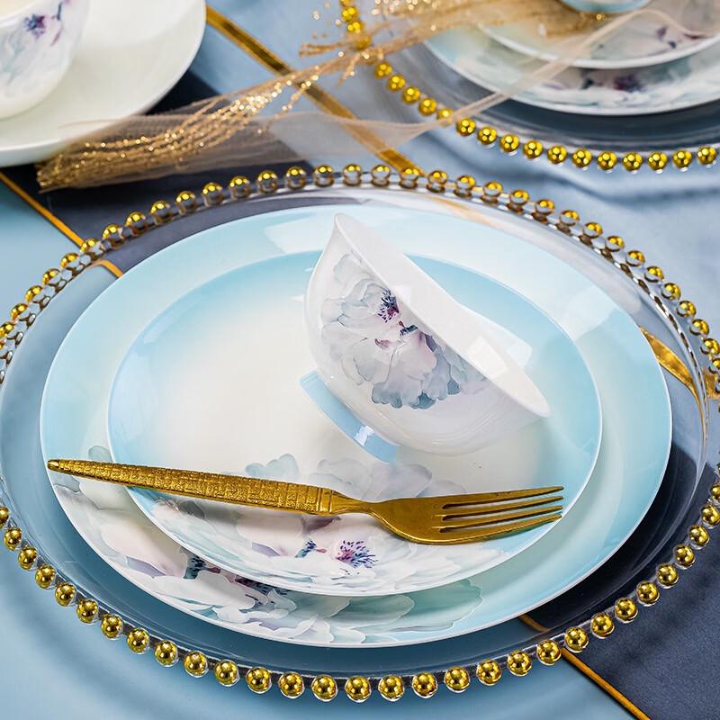 Подарочный набор столовой посуды из фарфора Цзиндэчжэнь