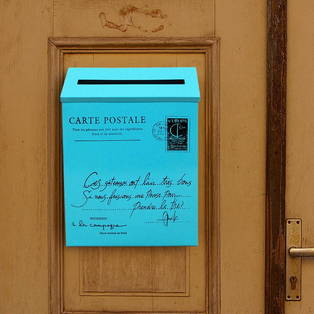 Contemporary Wall Mounted Mailbox for Stylish Outdoor Decor