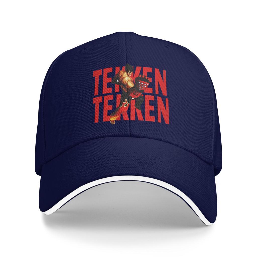 Кепка-бейсболка Tekken Японская Игра Уличная одежда Тракер Летняя Унисекс Мужская Теннис Скейт Бейсболки