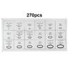 530/270pcs O-ring Set Rubber Gaskets Seal Ring for Car Air Condition Faucet Pressure Plumbing Repair O Ring Washer 18 Sizes