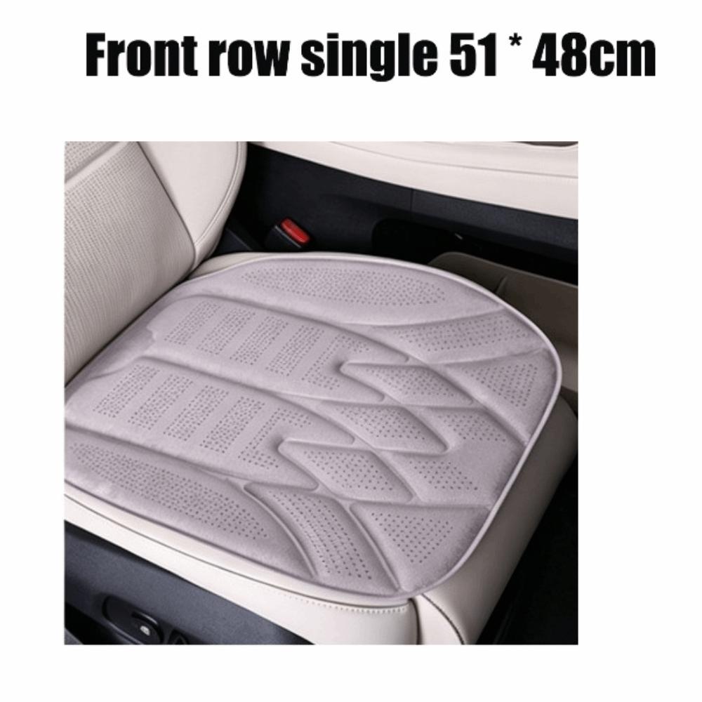 Stitched Car Seat Cushion Microfiber Faux Suede Seat Protector Auto Seat Cover  Universal
