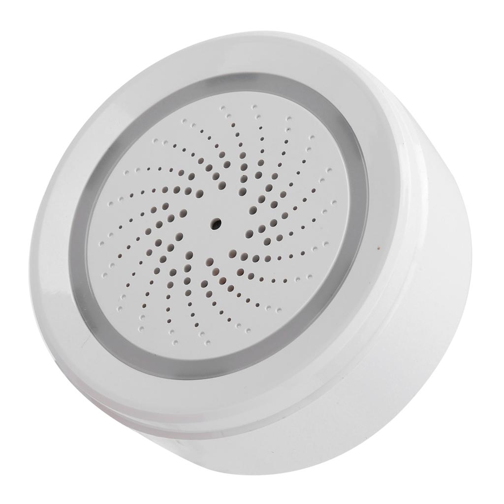 2.4GHz WiFi Temperature Humidity Sensor Detector Sound Light Alarm Smart Siren for Home