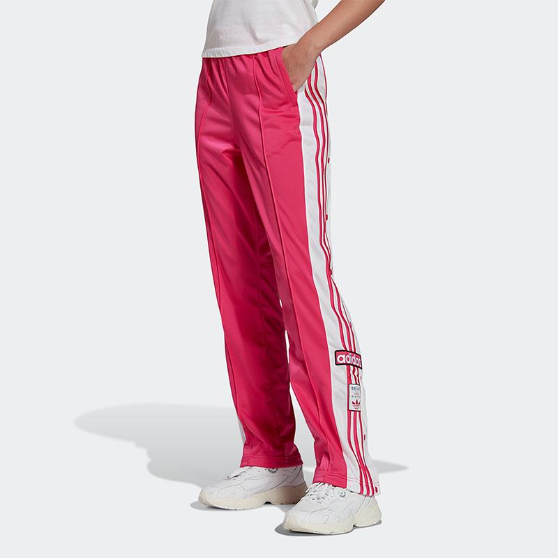 adidas Оригинальные вязаные спортивные штаны женские Малиновые HG6224