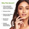 mCaffeine 15% Vitamin C Face Serum with Green Tea & Caffeine for Glowing, Even-Toned Skin - 3ml