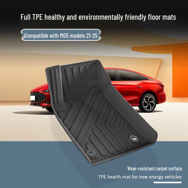 MG5 (2021-2025) Водонепроницаемые, грязезащитные коврики на пол из ТПЭ и индивидуальные вкладыши в багажник