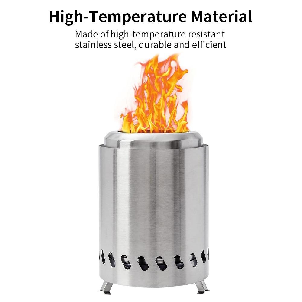 Smokeless Fire Pits for Outside Portable Fire Pit Small Firepit Ideal for Outdoor Camping RV Use