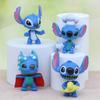 10pcs Lilo and Stitch Deluxe Figurine Playset For Party and Home Decoration