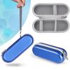 Shockproof Waterproof Electric Toothbrush Travel Case - Large Capacity EVA Protective Organizer for Brushes, Heads, Charger