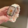 Шикарная резинка для волос Эластичный ремешок Совместим с Apple Watch Series 8/9 SE - Стильный сменный ремешок для женщин