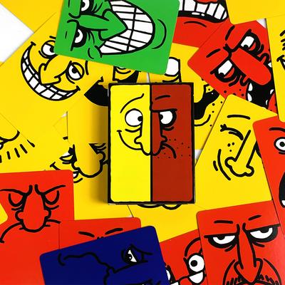 Карточная игра Развлечение Дорожная игра для вечеринки Игровой вечер Настольная игра Семьи Подарки для вечеринки 2-5 игроков, Игры на Хэллоуин и Рождество