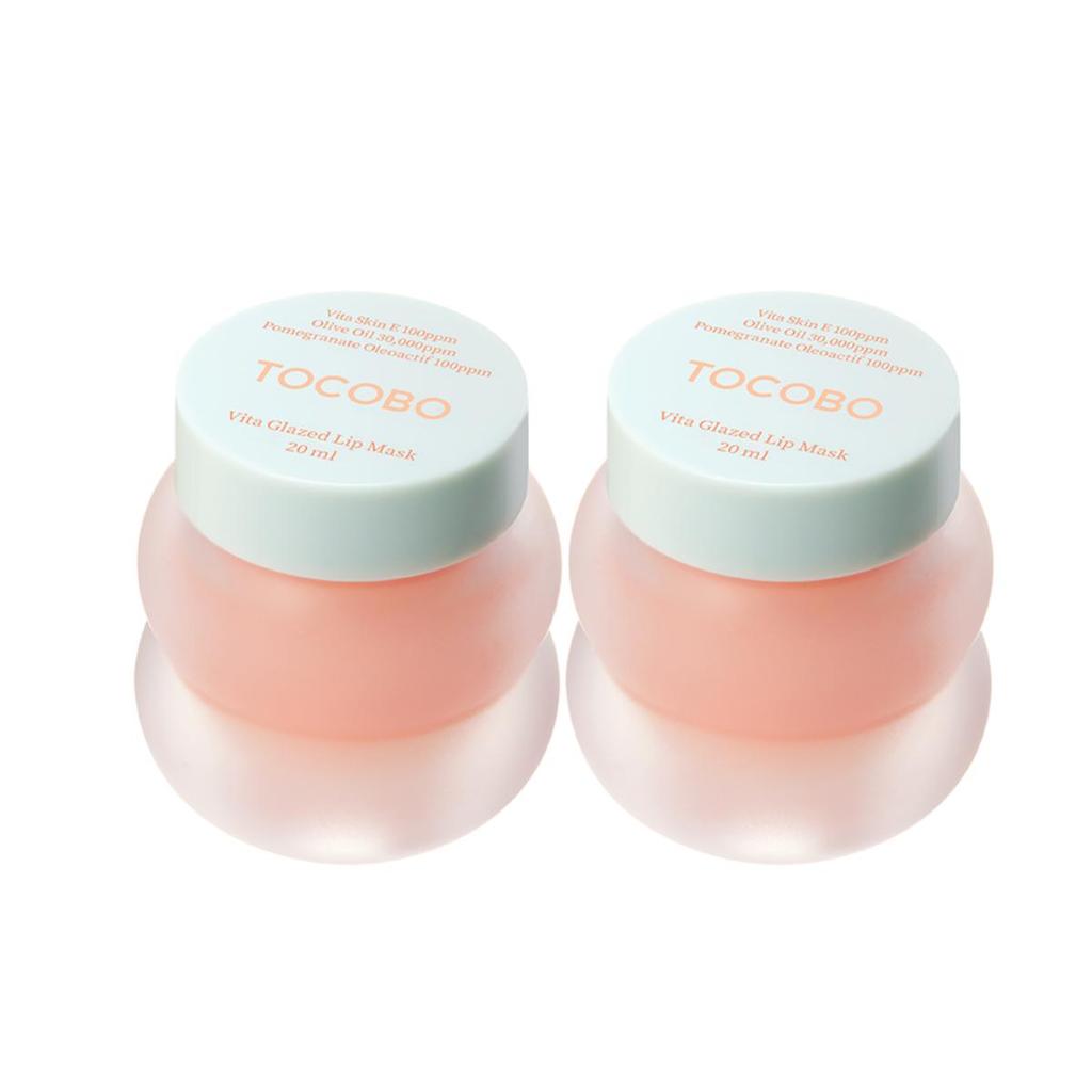 TOCOBO Vita Glazed Lip Mask Nourishing Overnight Lip Care 20ml x2