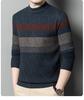 Spring Men'S Young And Middle-Aged Round Neck Thickened Casual Simple Comfortable Soft Knitted Sweater