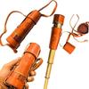 Marine Brass Telescope Spotting Scope with Leather Case Birthday Gift