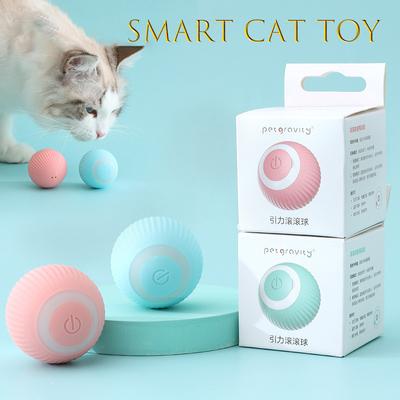 Классические умные игрушки для кошек, автоматический катящийся мяч, электрические игрушки для кошек, интерактивные игрушки для дрессировки кошек, самоходные игрушки для котят, аксессуары для домашних животных