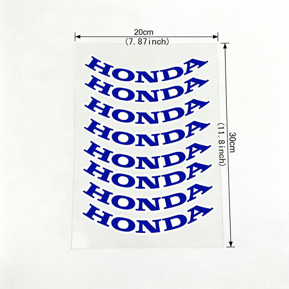 FIQ1 For Honda 18 colors Reflective motorcycle stickers, 3M safety warning at night in the dark scooter helmets