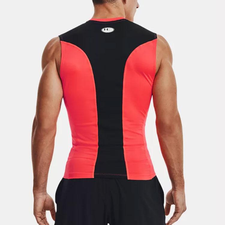 Under Armour Тренировочные спортивные компрессионные майки мужские топы Beta-Red 1370656-628