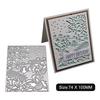 Irregular Frame Metal Silvery Stencil Embossing Cutting Dies For Diy Scrapbooking Paper Album Cards Making