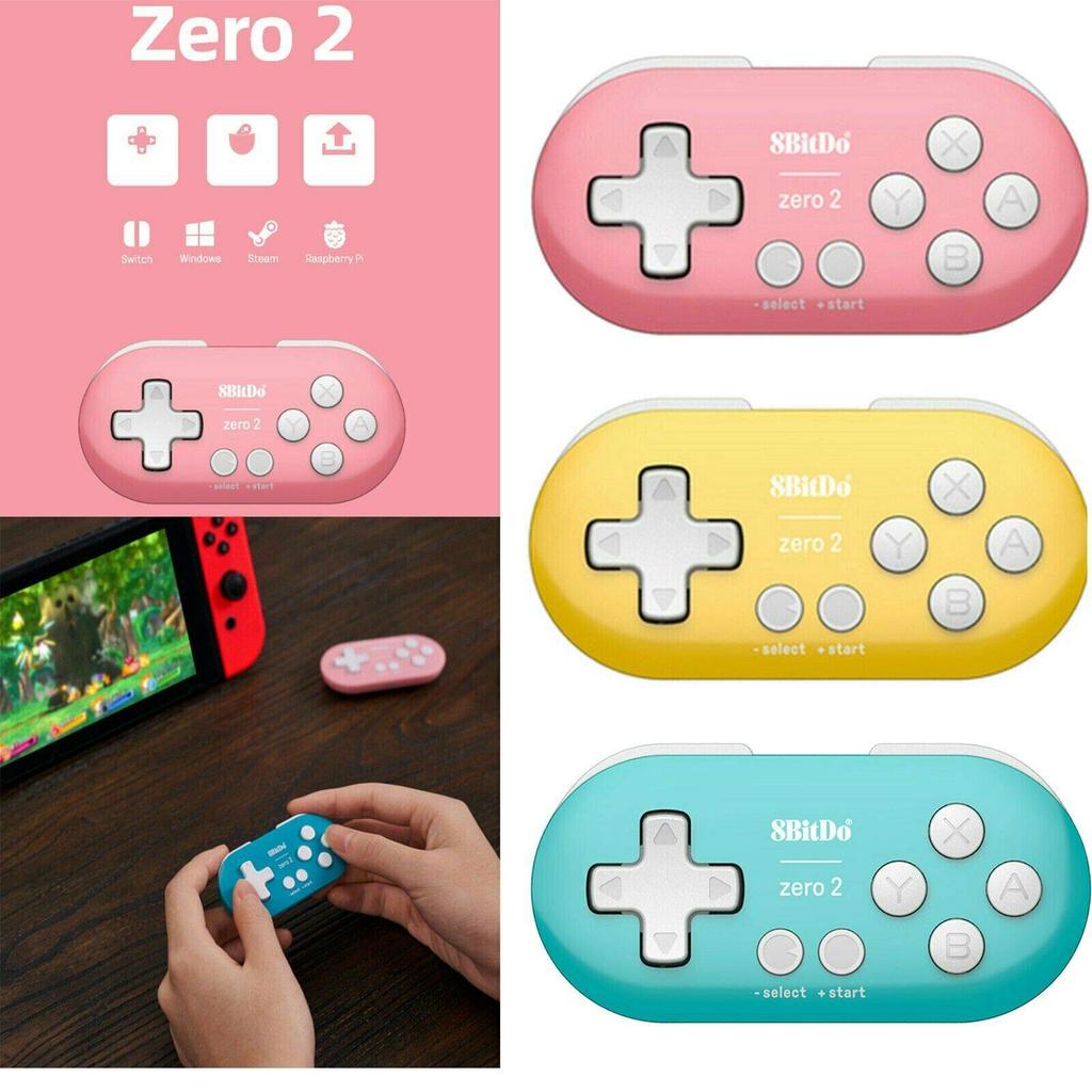 Контроллер геймпада 8bitdo ZERO, совместимый с Switch, беспроводной игровой контроллер Bluetooth для смартфонов и планшетов, совместимая с коробкой-ручкой