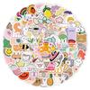 100 INS Style Cute Children's Stickers Pack Skateboard Suitcase Decoration Stickers Waterproof Creative Notebook Handbook