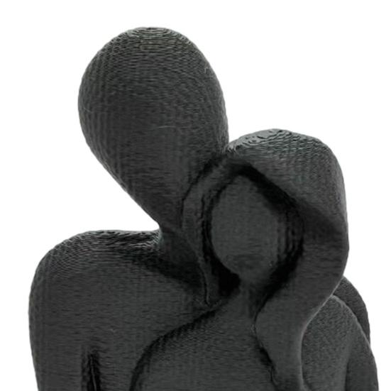 Фигурка обнимающейся пары, напечатанная на 3D-принтере, статуэтка пары с любовным сердцем на День святого Валентина, украшение для дома, офиса, десктопа