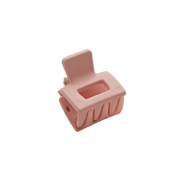 Маленькие квадратные когти для волос, матовая заколка для волос, простые заколки с геометрической формой, зажим для хвоста, аксессуары для волос в виде крабов для женщин