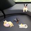 Автомобильное украшение Легкий Мини-монитор компьютера Декор Приборная панель автомобиля Офисный стол Фигурка кошки Аксессуары