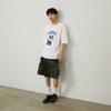 New MLB Frown Bear Series SS24 Drop Shoulder Sleeve T Shirt Unisex White 3ATSE0143-50IVS