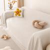 Sofa Towel Anti-Scratching Universal Sofa Cover Towel Cream Style Solid Color Sofa Cover Cover Cloth