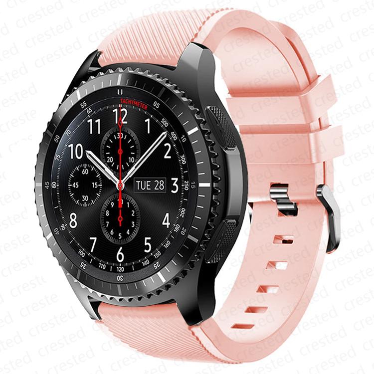 20 мм 22 мм ремешок для Samsung Galaxy Watch 4/6 classic/5 Pro/7 44 мм 40 мм Gear s3 силиконовый ремешок браслет Huawei watch GT/2/3 ремешок