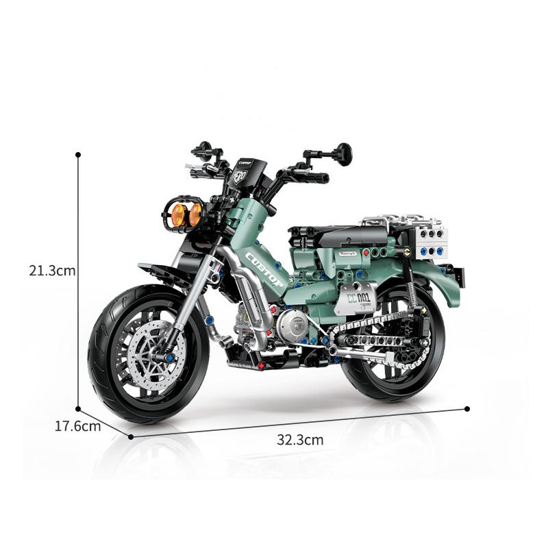 Technical Motorbike Building Blocks Toys for Boys Classic Motorcycle Construction Gifts for Adults Boyfriend