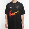 Nike Sportswear NSW Flame Logo Printing Jersey Black Men's CJ5197-010