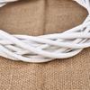 Rattan Wicker Christmas White Wreath Vine Ring Xmas Hanging Garland DIY Decor